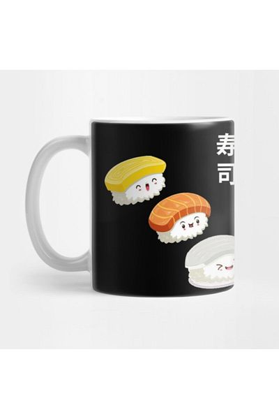 TatFast Japanese Sushi I Love Sushi Gift Nigiri Sushi Rolls Gifts For Everyone Made In Us Mug