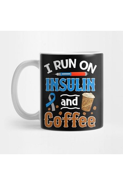 TatFast I Run On Insulin _ كوب قهوة لمرضى السكري