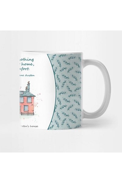 TatFast Jane Austen House and Quote Cup, Gift, Dowry, Presentation