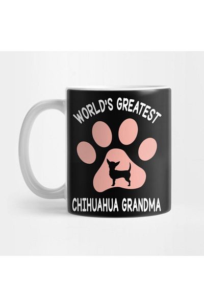 TatFast T7tee Happy Mother Day - كوب Chihuahua Dog Lover، هدية وعرض