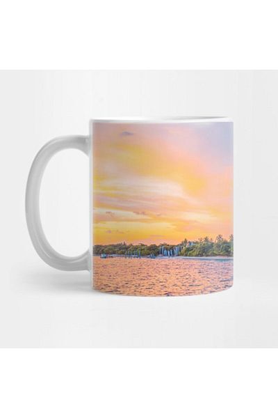 TatFast Tropical Maldives Sunset Mug, Gift, Dowry, Presentation