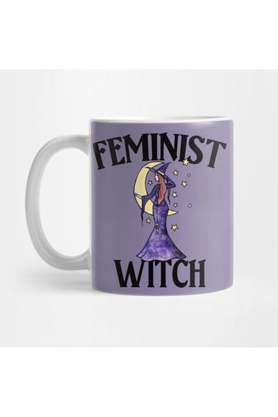 TatFast Feminist Witch Mug, Gift, Dowry, Presentation