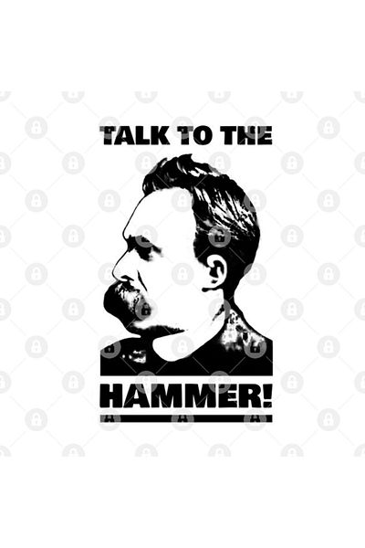 TatFast كوب فريدريش نيتشه Talk To The Hammer Philosophy Punfor Philosophers Teachers And Book Lovers