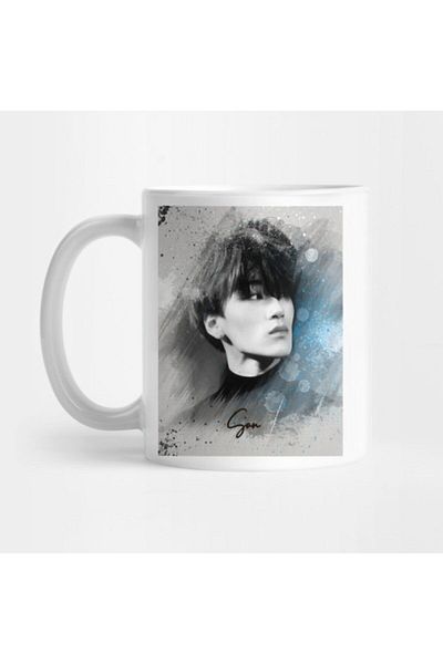 TatFast توضيحات Ateez - كوب San Fanart، هدية، مهر، عرض