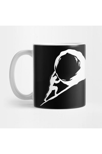 TatFast كوب نسائي بأكمام قصيرة من Sisyphus - هدية، مهر، عرض