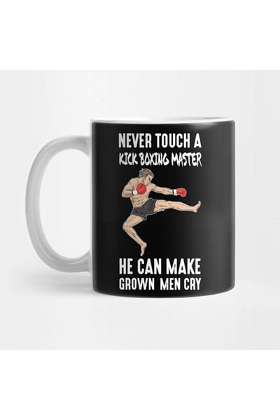 TatFast كوب هدية مضحك من Kickboxing Master Blackbelt Sidekick، هدية، مهر، هدية