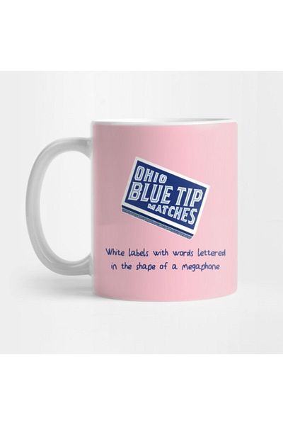TatFast Ohio Blue Type - Megaphone Mug, Gift, Dowry, Presentation