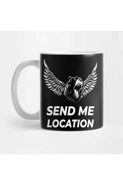 TatFast Mma Send Me Location Dagestani Eagle Premium Mug, Gift, Dowry, Presentation