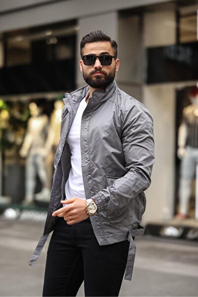 ronex معطف واق من المطر أنثراسايت