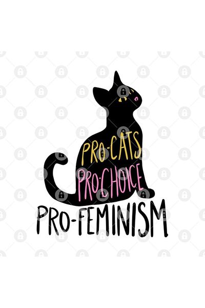 TatFast Pro-cats Pro-choice Pro-feminism - كوب، هدية، مهر وعرض