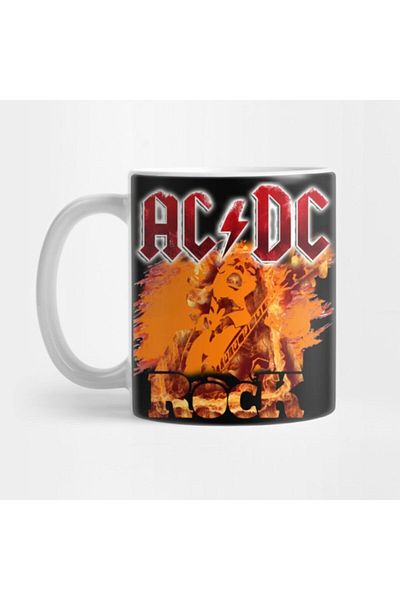 TatFast كأس Acdc Rock، هدية، مهر، حامل عرض