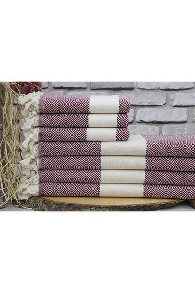 Fabric Box 100% bumbac natural - prosop de baie Diamond Peshtemal, prosop de plaja de baie turceasca
