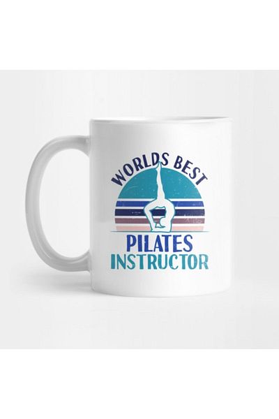 TatFast Pilates Instructor - Vintage Sunset Mug, Gift and Presentation Best Gift