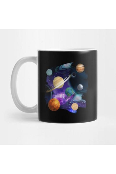 TatFast Colorful Solar System Graphic Trophy - Gift, Dowry and Presentation