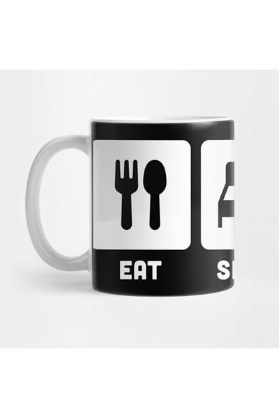 TatFast Eat، Sleep، Shoot - كوب Shotgun and Skeet، هدية ومهر وعرض