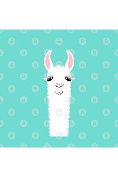 TatFast كوب Llama Alpaca Portrait On باللون الأزرق، هدية، مهر، حامل عرض