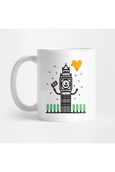 TatFast London Silhouette Design Mug
