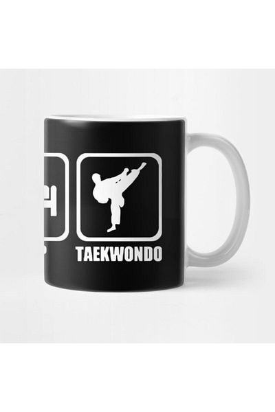 TatFast Eat Sleep Taekwondo Trophy, Gift, Dowry, Presentation