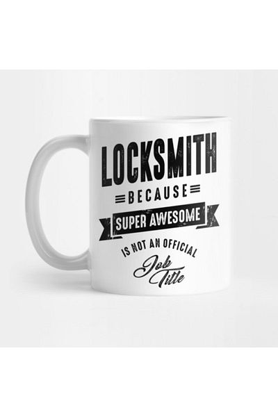 TatFast Locksmith Work Job Title Gift Mug, Gift, Dowry, Presentation Holder