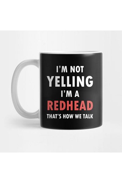 TatFast كوب Redhead Funny Saying Red Hair، هدية، هدية، هدية، هدية