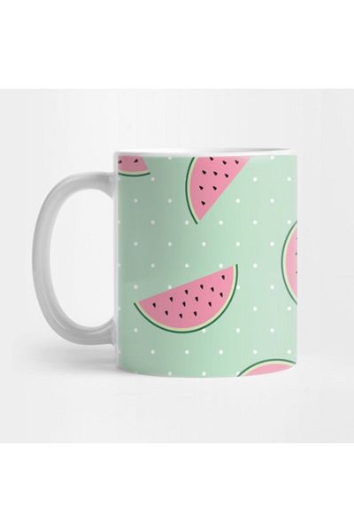 TatFast Summer Watermelon Art Mug, Gift, Dowry, Presentation Holder