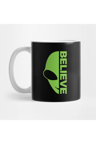 TatFast كوب منقوش على شكل كائن فضائي من Area 51 - هدية ومهر وعرض