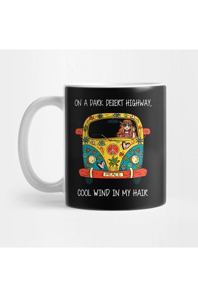 TatFast Mug - Gift and Presentation Patterned, Cool Wind Blowing in My Hair