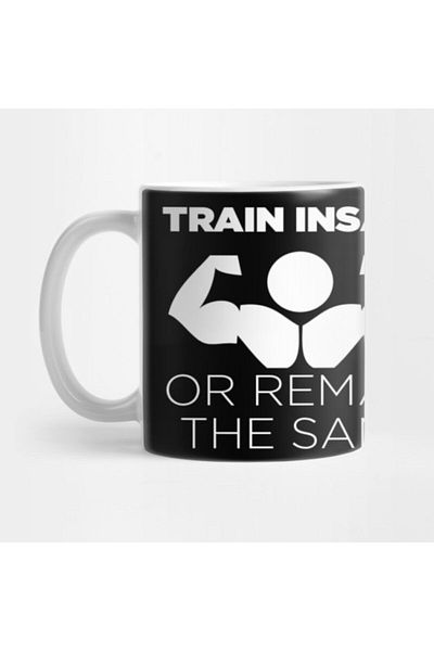 TatFast Train Insane Or Remain كوب اللياقة البدنية للتدريب على المعدات نفسها