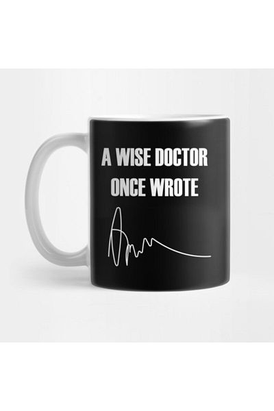 TatFast هدية الطبيب المضحكة من A Wise Doctor Wrote Joke - كوب، هدية، مهر، عرض تقديمي