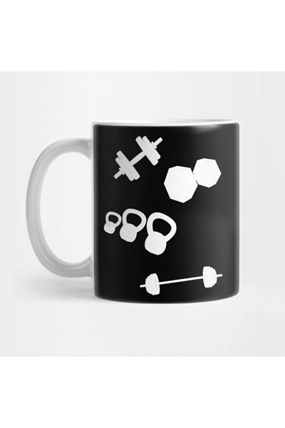 TatFast Bodybuilder Dumbell - Gift and Presentation Mug for Sports