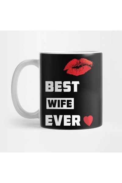TatFast Womens Best Wife Ever T Cute Tee For Significant Other Mug