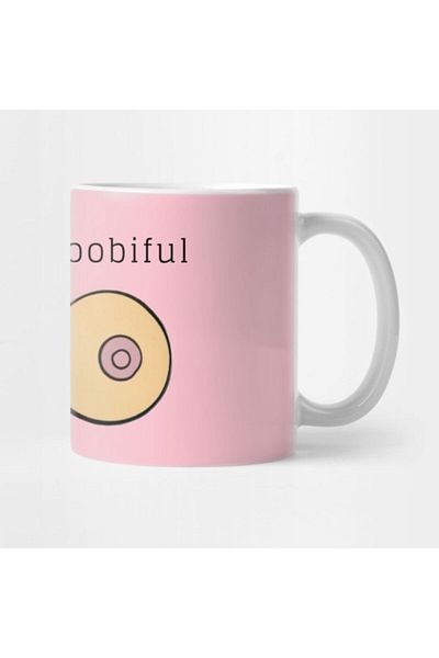 TatFast كوب You Are Boobiful Boobs Job، هدية، مهر، عرض