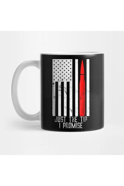 TatFast Just The Tip I Promise Us Usa Flag Gift For Army Veteran Tee Mug