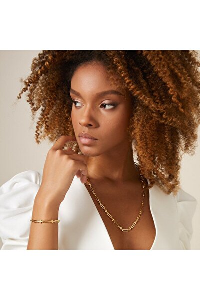 Fiyonk Kuyumculuk 14 Ayar Altın Toplu Ataş Zincir Bileklik