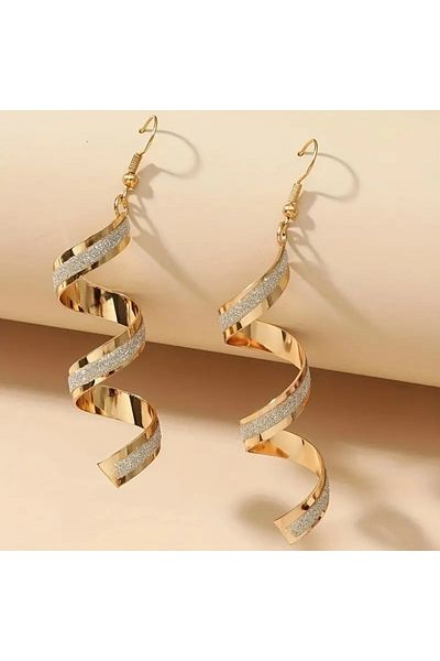 MaVie Mağaza Spiral Design Earrings