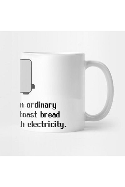 TatFast Scp 426 I Am a Toaster Mug, Gift, Dowry, Presentation Holder
