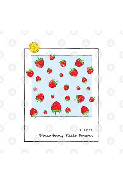 TatFast Strawberry Fields Forever Mug, Gift, Dowry, Presentation