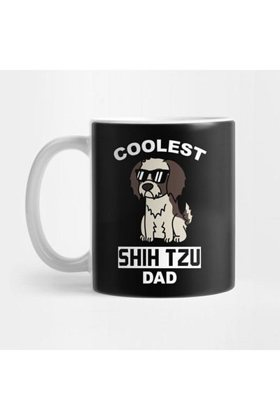TatFast كوب Coolest Shih Tzu Dad، هدية، مهر، عرض
