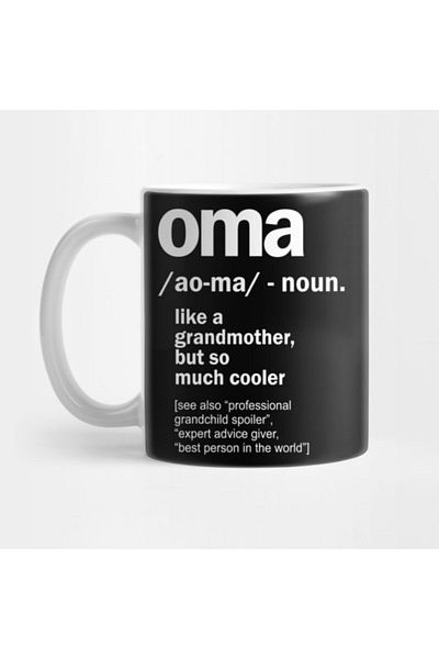 TatFast كوب هدية لعيد ميلاد الأم للنساء من Oma Gift