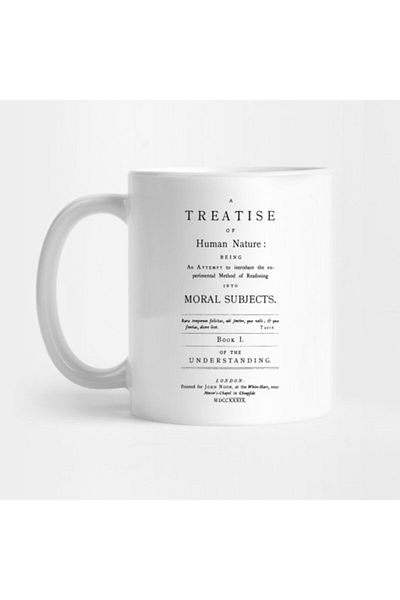 TatFast Treatise Title Page of "Human Originality" by David Hume - Mug, Gift, Dowry, Presentation