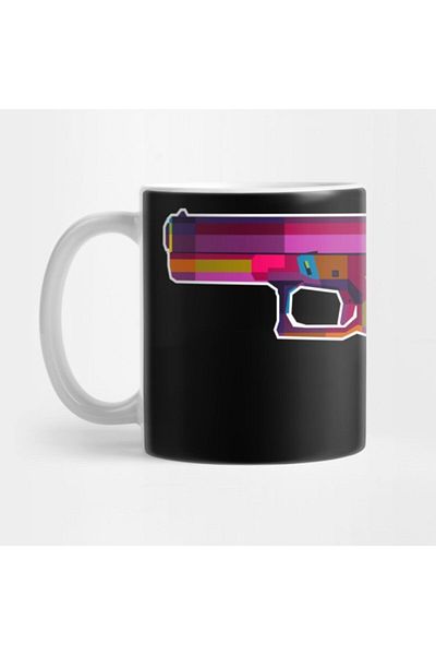 TatFast Glock Handgun Mug, Gift, Dowry, Presentation