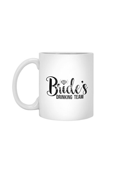 Fizello Bride's Drinking Team White Mug, Gift, Dowry, Presentation