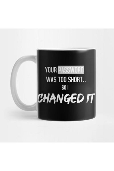 TatFast Password Hacked Funny Coding Hacking Mug, Gift, Dowry, Presentation Holder