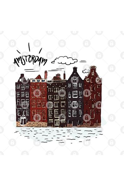 TatFast سفر أمستردام - كوب مدينة لطيف Nederlands، هدية، مهر، حامل عرض