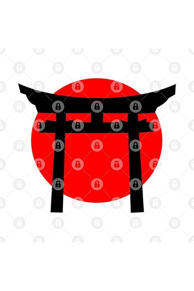 TatFast Japan Torii Mug, Gift, Dowry, Presentation Holder