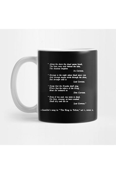 TatFast The King In Yellow Cassilda's Song Robert W Chambers Mug
