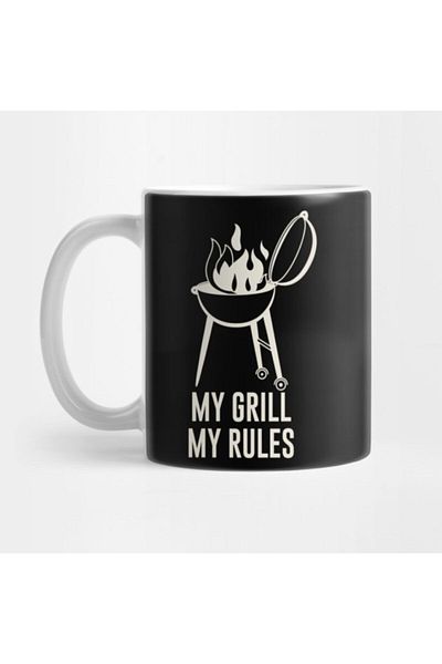 TatFast كوب My Grill My Rules، هدية، مهر، عرض