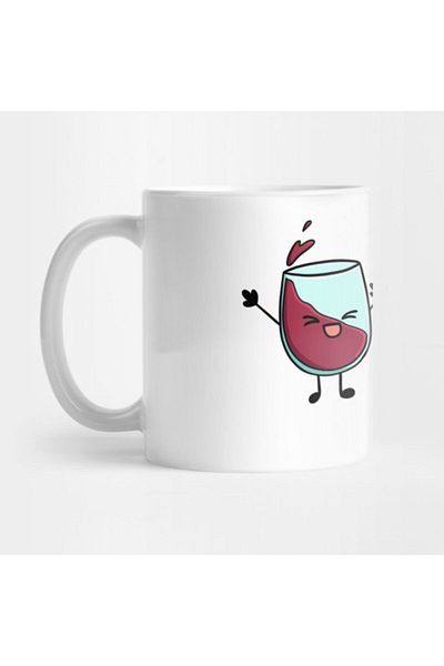 TatFast كوب جبنة النبيذ وكركر Bffs، هدية، مهر، عرض