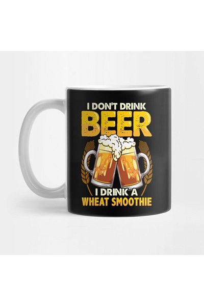 TatFast I Don't Drink Beer - كوب تقديم المهر من القمح والعصير