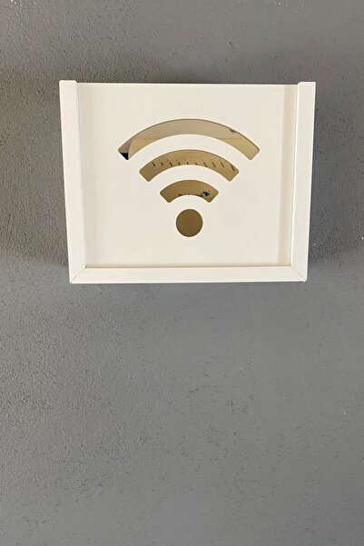 KalitePlus Modem Saklama Kutusu Duvar Düzenleyici Mdf Uzunluk (22CM) Genişlik (28CM) Derinlik (12CM)